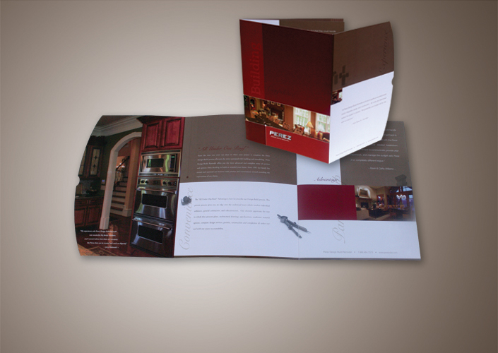 Perez Die Cut Brochure Design