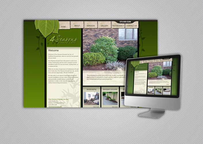 Four Seasons Grounds Care Web Design
